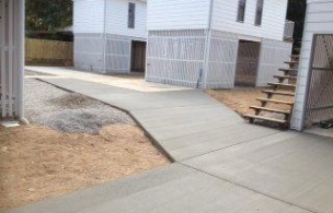 Granny flat driveway